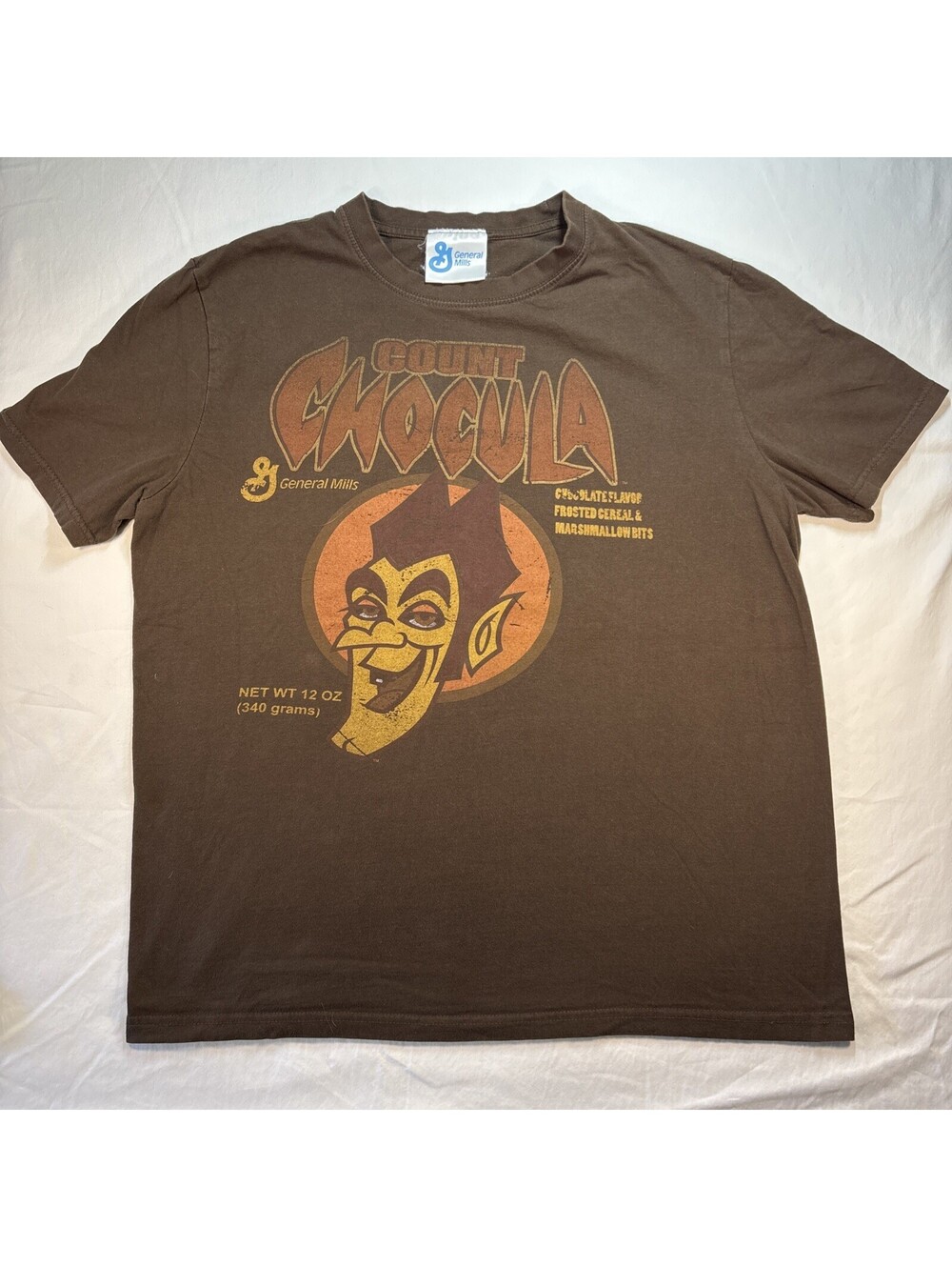 Vintage General Mills Count Chocula T Shirt Cereal Graphic Tee made in Canada